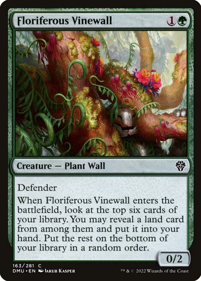 Floriferous Vinewall [DMU]