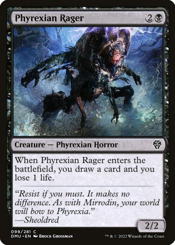 Phyrexian Rager [DMU] (F)