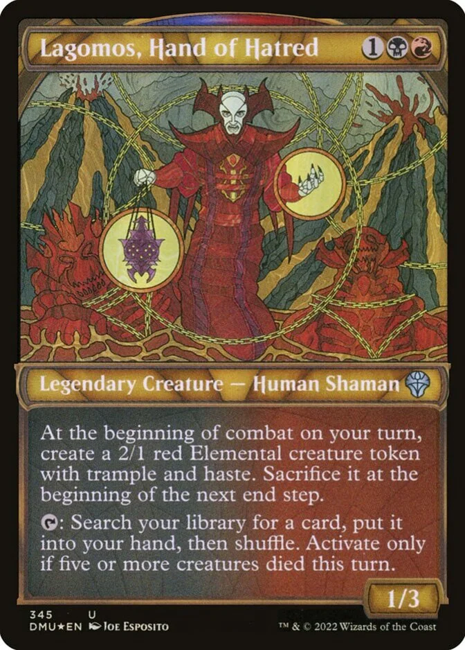 Lagomos, Hand of Hatred <textured foil> [DMU] (F)