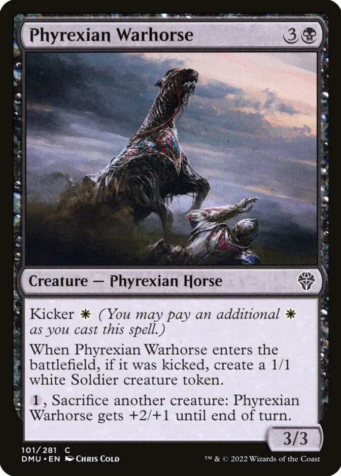 Phyrexian Warhorse [DMU] (F)