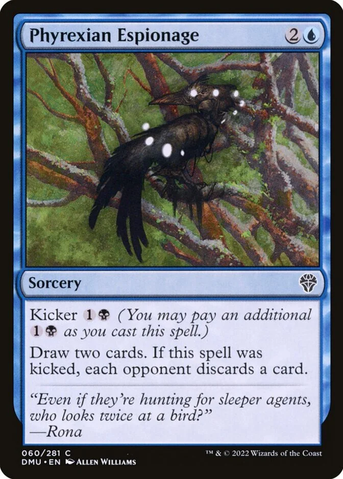Phyrexian Espionage [DMU] (F)