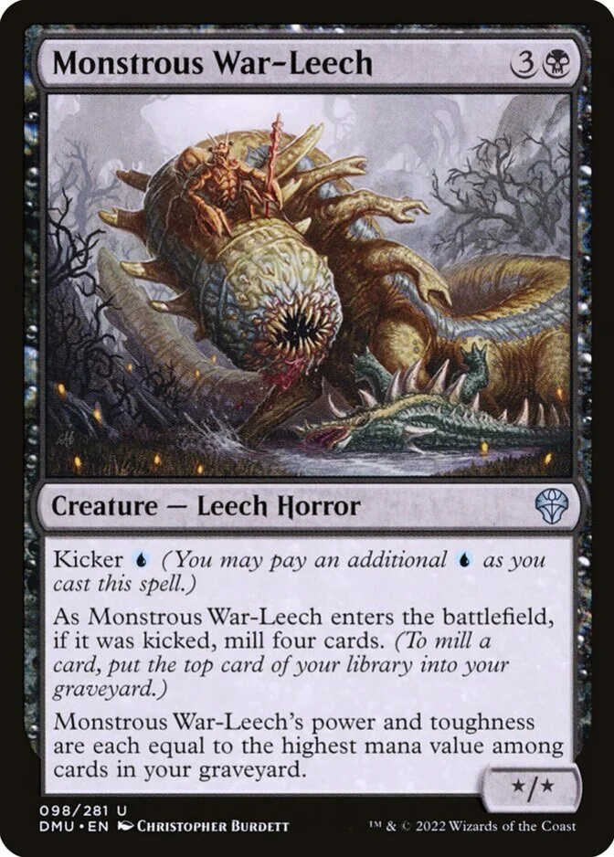 Monstrous War-Leech [DMU] (F)