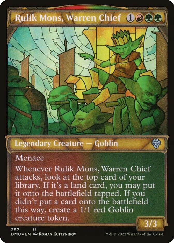Rulik Mons, Warren Chief <textured foil> [DMU] (F)