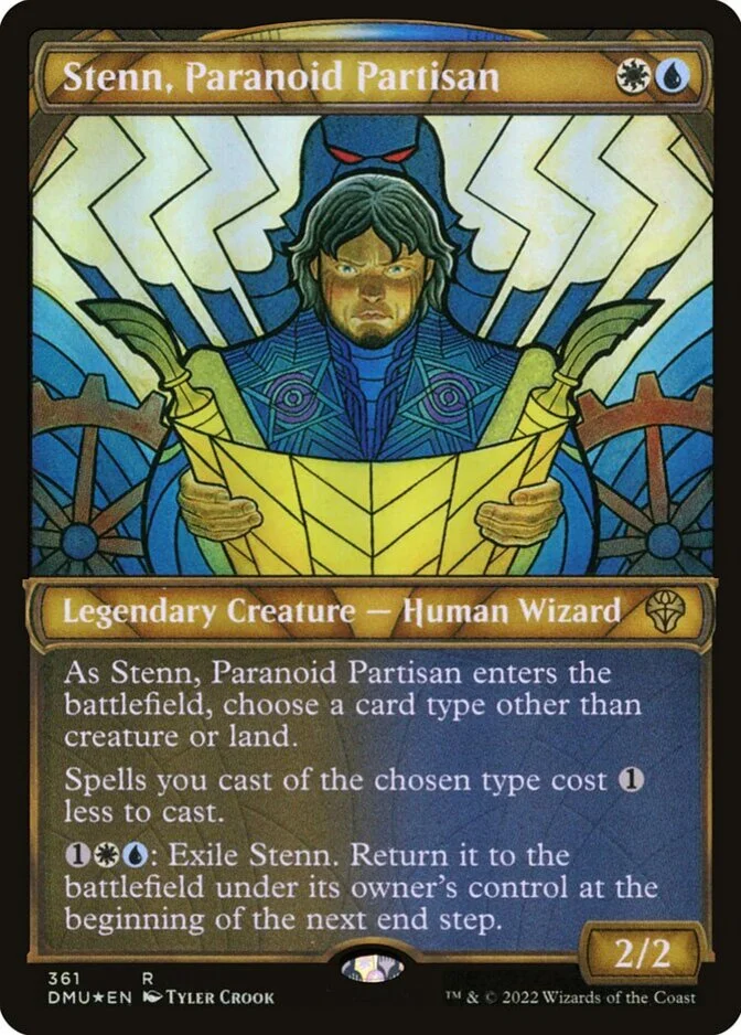 Stenn, Paranoid Partisan <textured foil> [DMU] (F)