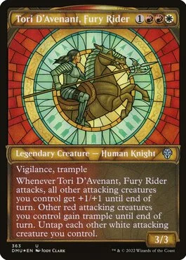 Tori D'Avenant, Fury Rider