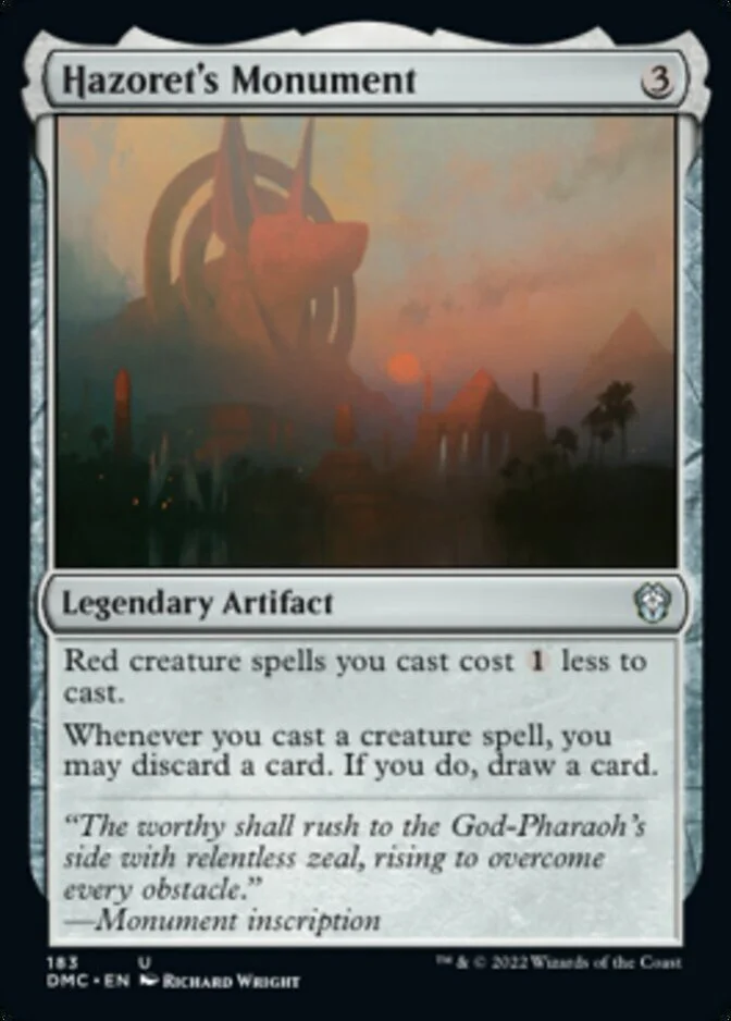 Hazoret's Monument [DMC] (F)