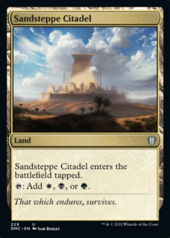 Sandsteppe Citadel [DMC] (F)
