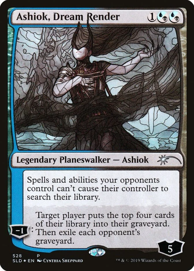 Ashiok, Dream Render <Stained Glass Planeswalkers> [SLD] (F)