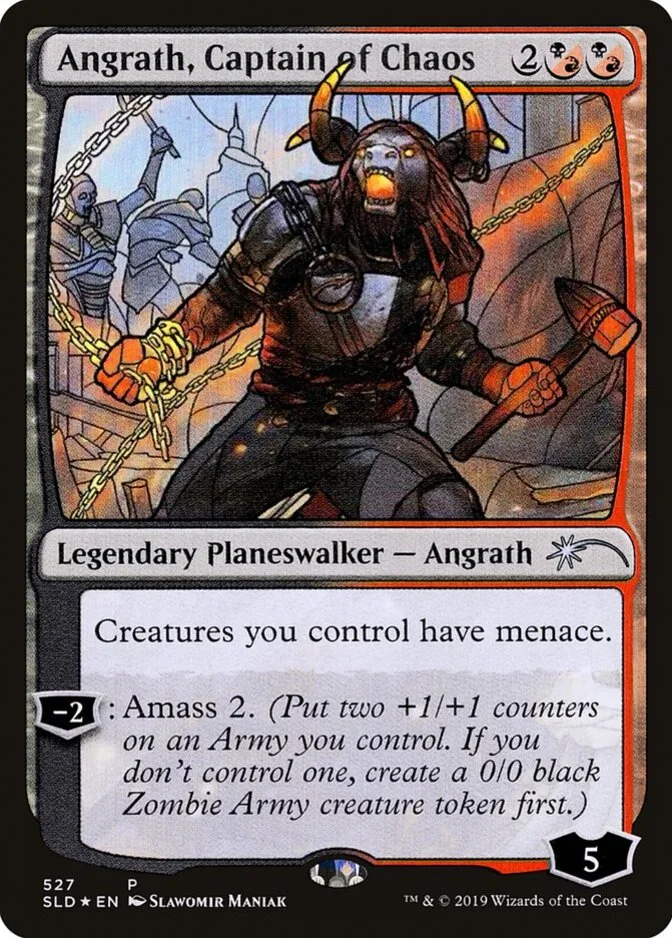 Angrath, Captain of Chaos <Stained Glass Planeswalkers> [SLD] (F)