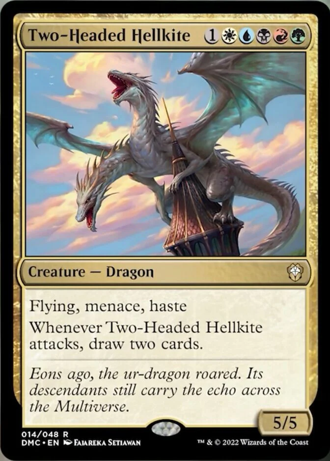 Two-Headed Hellkite [DMC] (F)