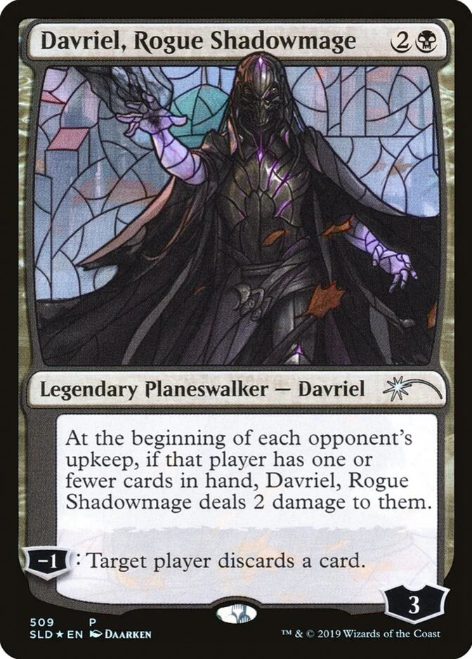 Davriel, Rogue Shadowmage <Stained Glass Planeswalkers> [SLD] (F)