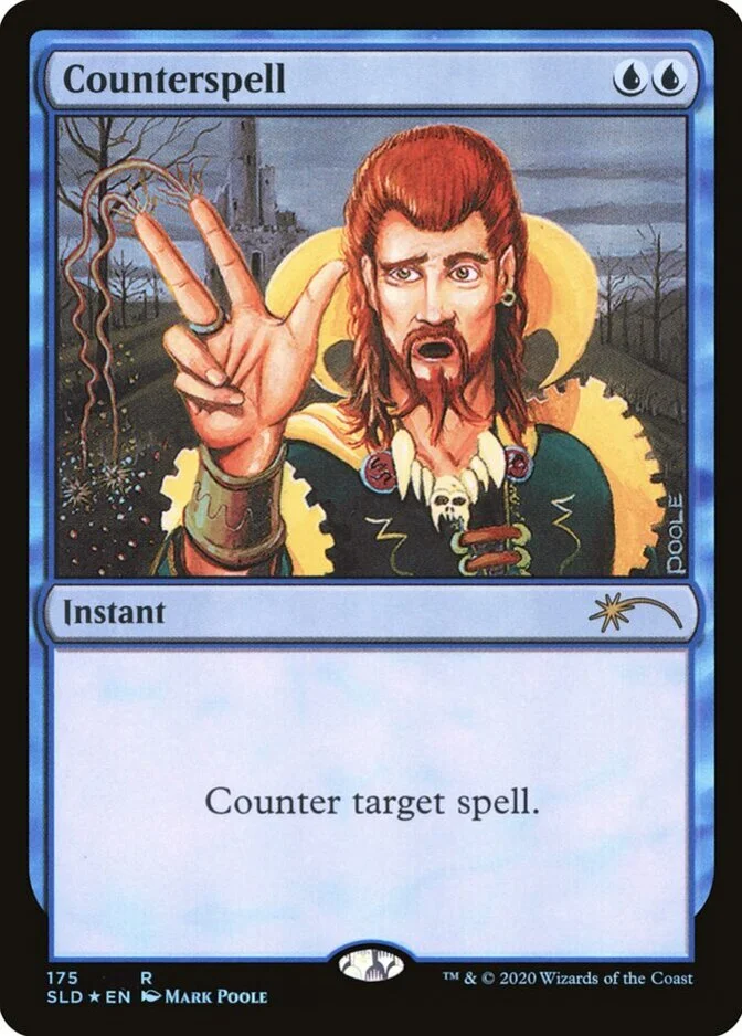 Counterspell <Artist Series: Mark Poole> [SLD] (F)