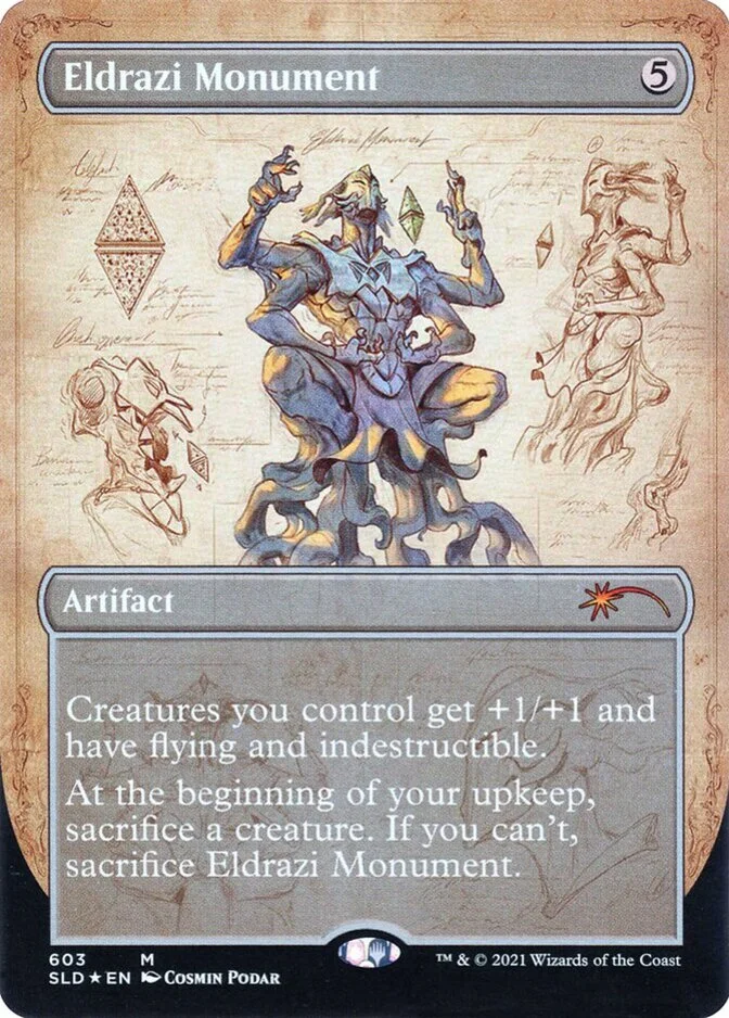Eldrazi Monument <Blueprint Cards> [SLD] (F)