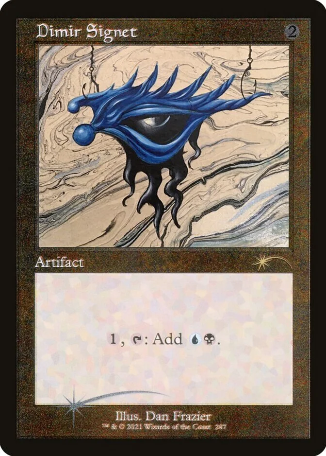 Dimir Signet <Dan Frazier Allied Signets> [SLD] (FE)