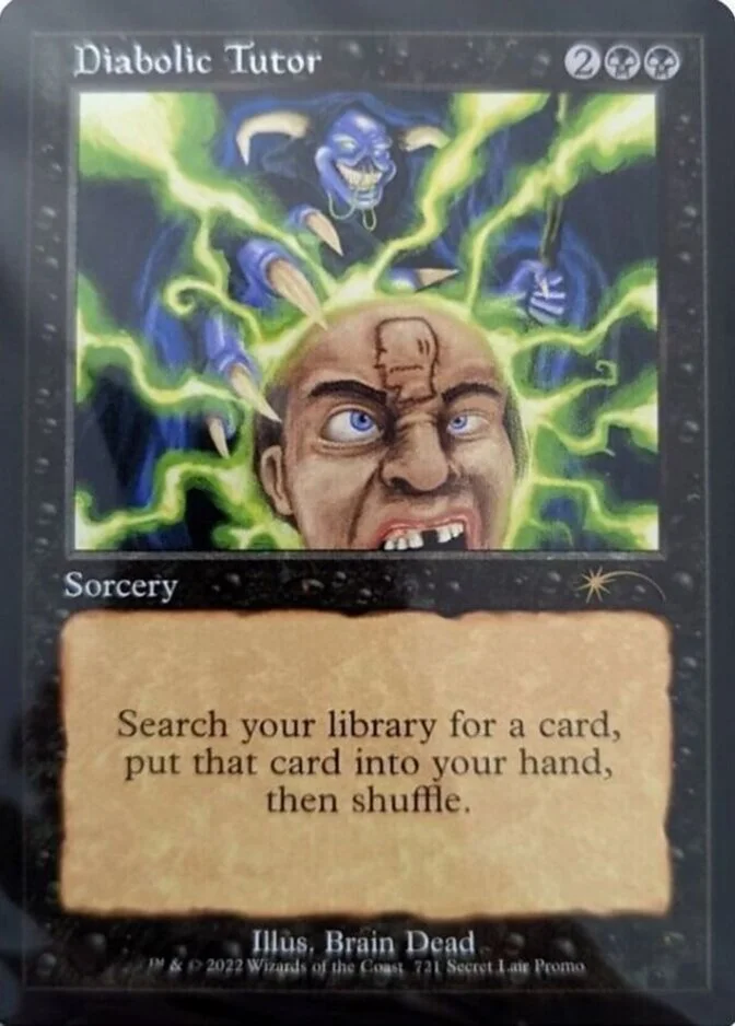 Diabolic Tutor <Secret Lair x Brain Dead> [SLD]