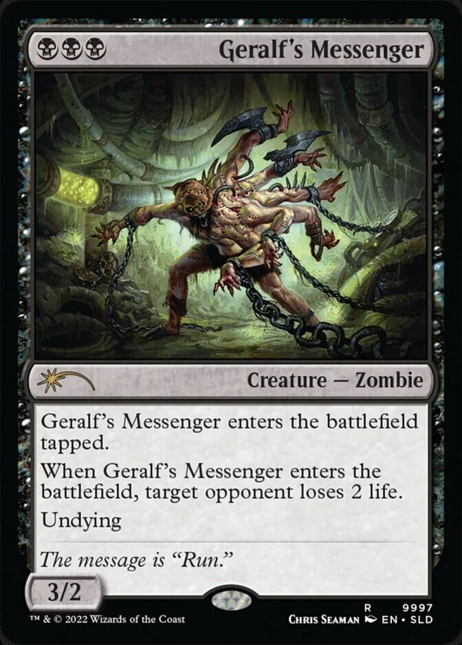 Geralf's Messenger <Finally! Left-Handed Magic Cards> [SLD]
