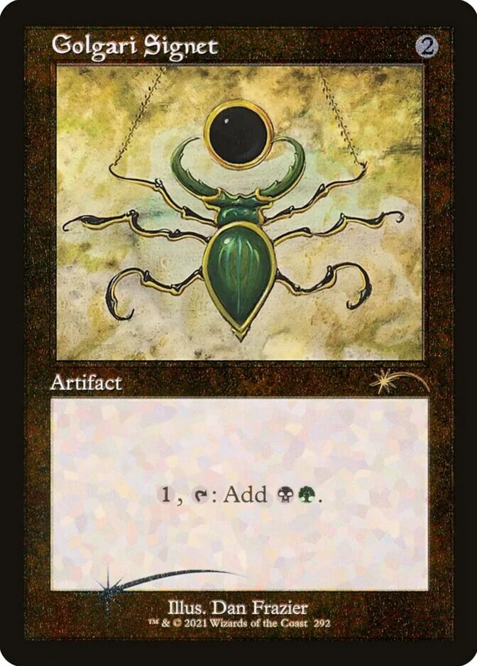 Golgari Signet <Dan Frazier Enemy Signets> [SLD] (FE)