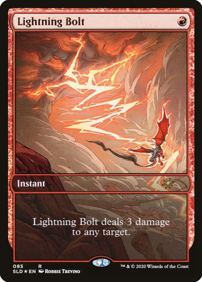 Lightning Bolt <85 - Mountain, Go> [SLD] (F)