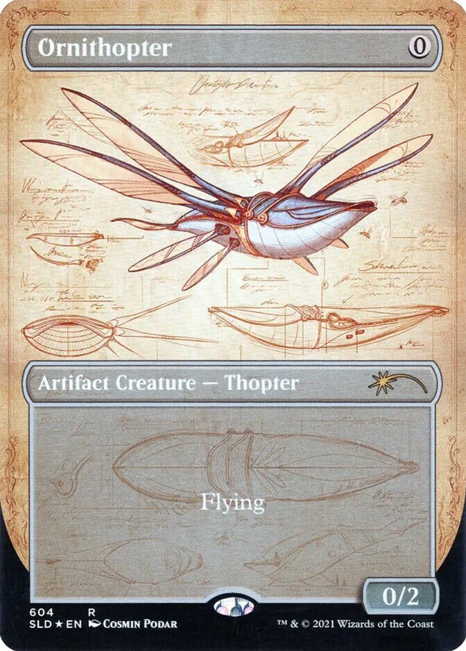 Ornithopter <Blueprint Cards> [SLD] (F)