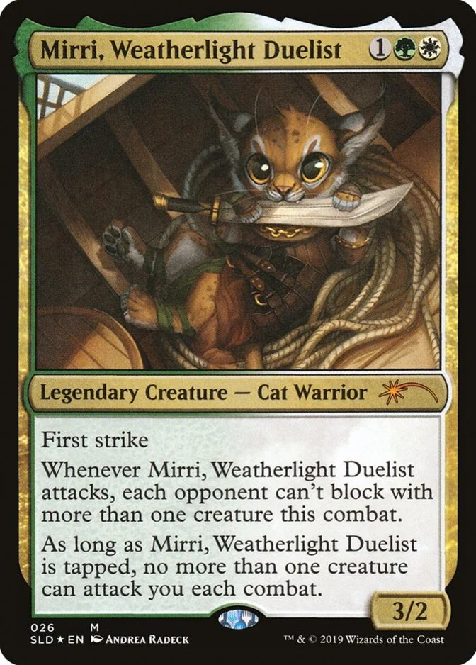 Mirri, Weatherlight Duelist <OMG KITTIES!> [SLD] (F)