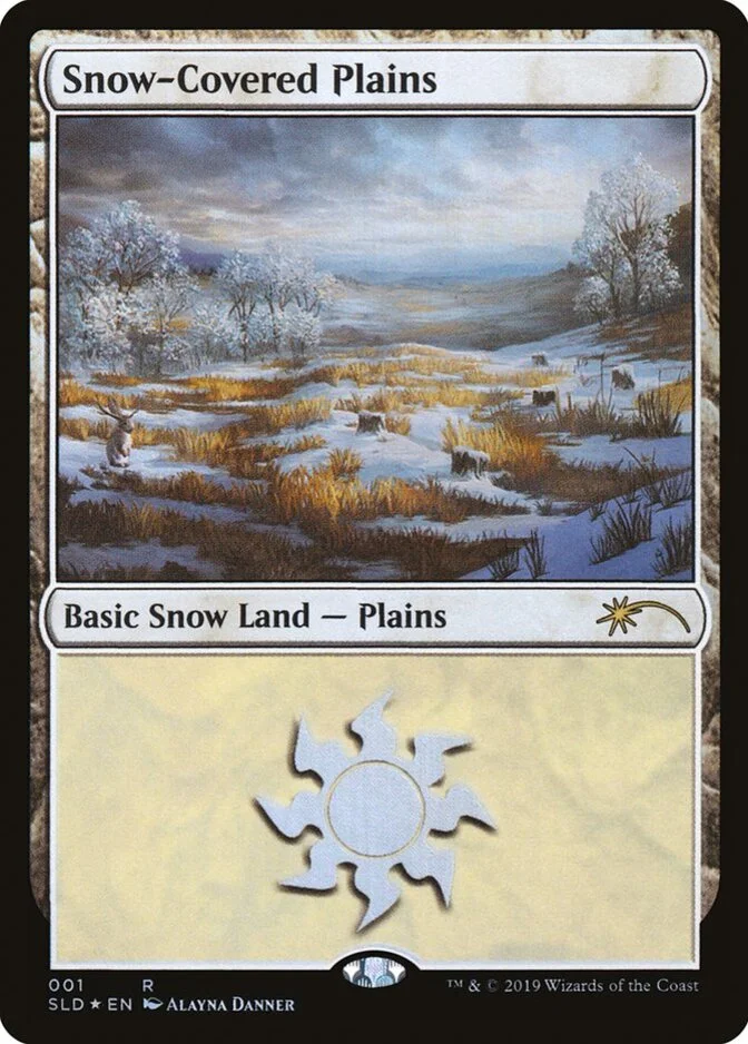 Snow-Covered Plains <Eldraine Wonderland> [SLD] (F)