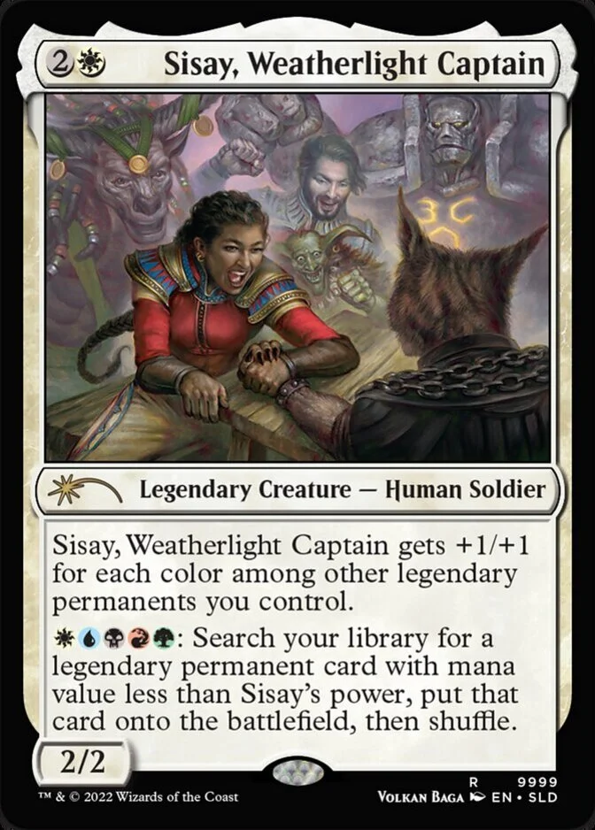Sisay, Weatherlight Captain <Finally! Left-Handed Magic Cards> [SLD]