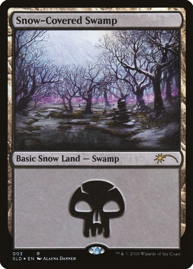 Snow-Covered Swamp <Eldraine Wonderland> [SLD] (F)