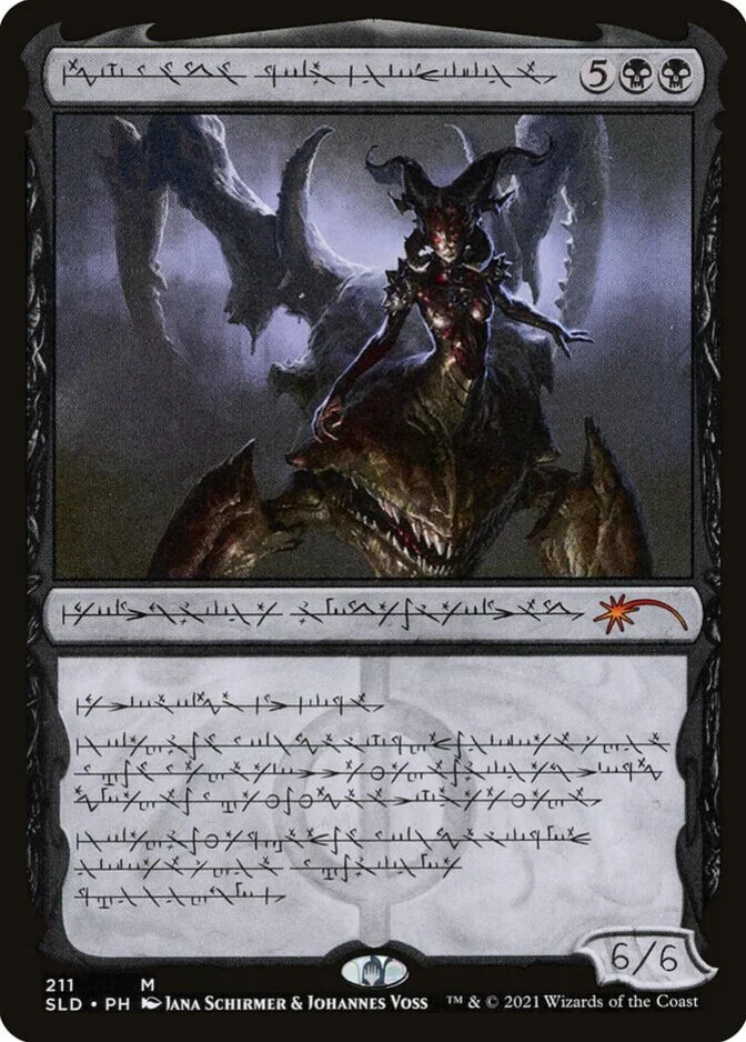 Sheoldred, Whispering One <Phyrexian Praetors> [SLD] (F)