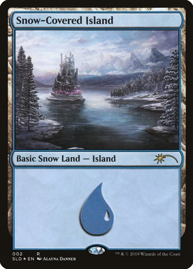 Snow-Covered Island <Eldraine Wonderland> [SLD] (F)