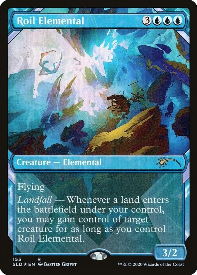 Roil Elemental <Showcase: Zendikar Revisited> [SLD] (F)