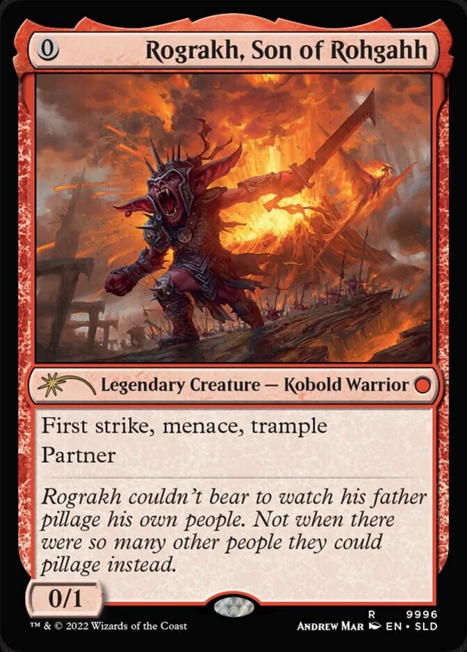 Rograkh, Son of Rohgahh <Finally! Left-Handed Magic Cards> [SLD]