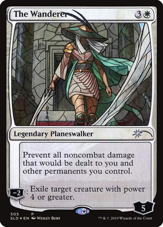 The Wanderer <Stained Glass Planeswalkers> [SLD] (F)