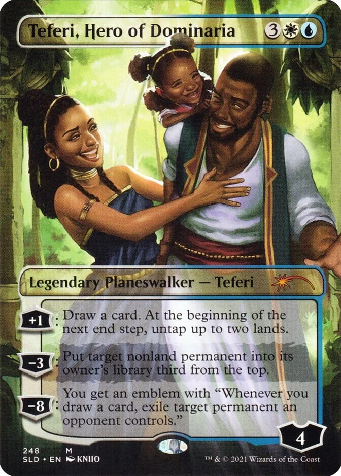 Teferi, Hero of Dominaria <Black is Magic> [SLD]