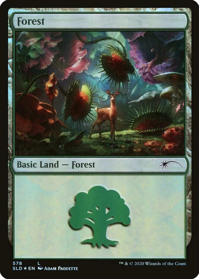 Forest <578 - Foil Jumpstart Lands> [SLD] (F)
