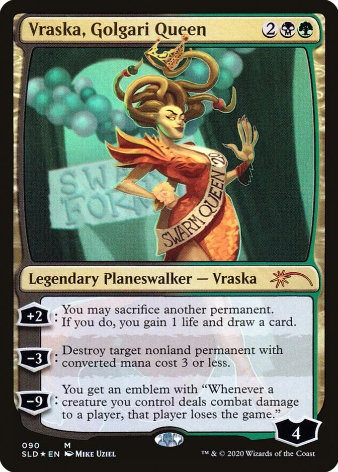 Vraska, Golgari Queen <The Path Not Traveled> [SLD] (F)