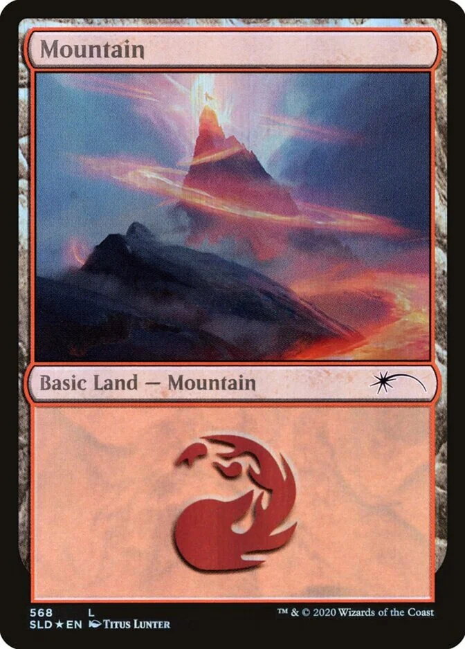Mountain <568 - Foil Jumpstart Lands> [SLD] (F)