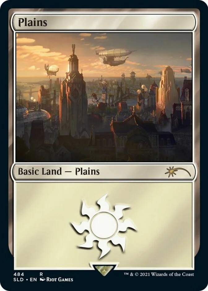 Plains <484 - Secret Lair x Arcane: Lands> [SLD] (F)