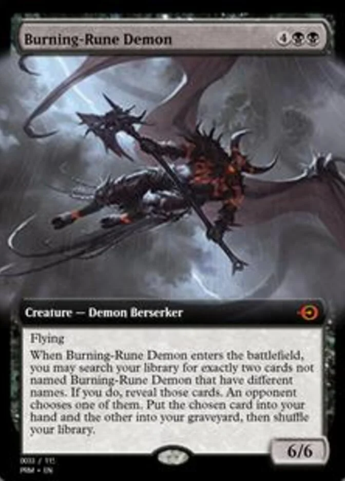 Burning-Rune Demon <33> [PRM]