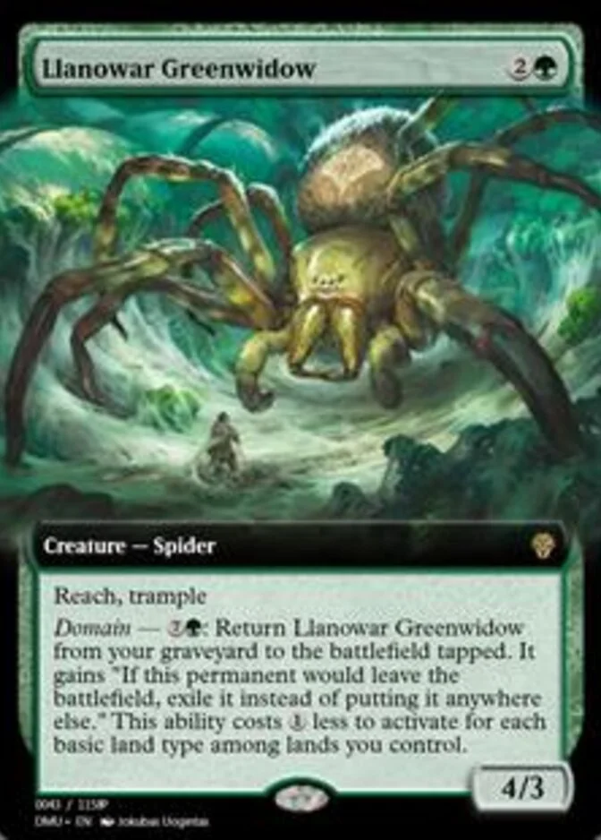 Llanowar Greenwidow <43> [PRM]