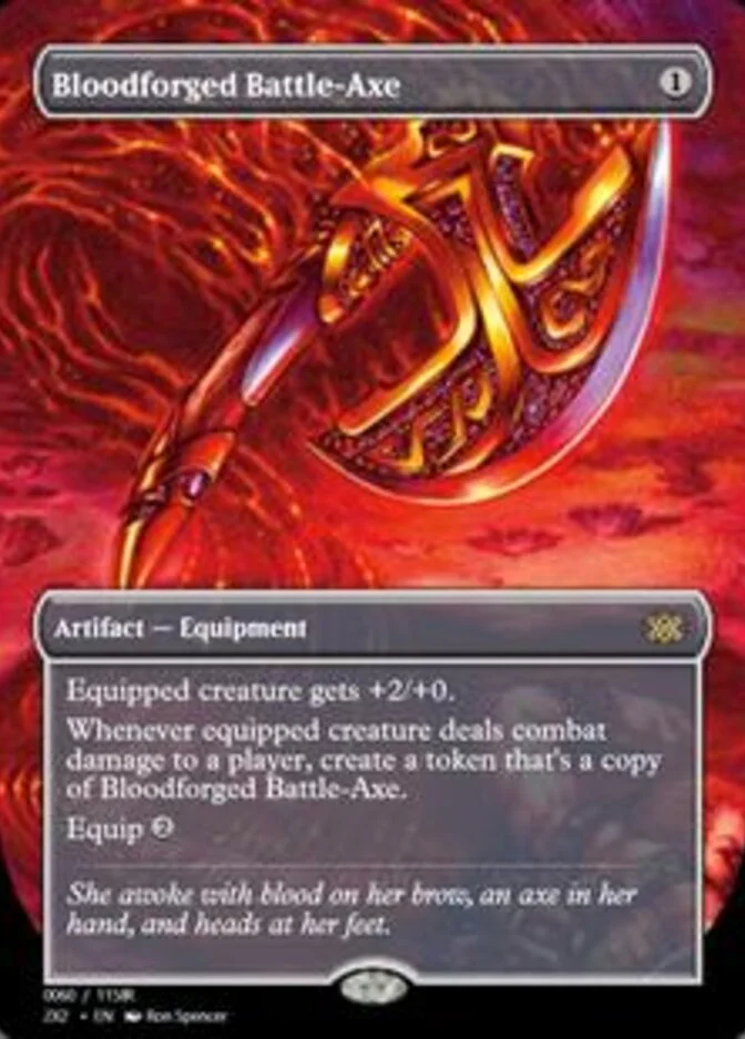 Bloodforged Battle-Axe <60> [PRM] (F)