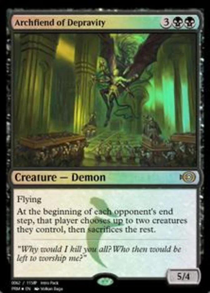 Archfiend of Depravity <62> [PRM] (F)