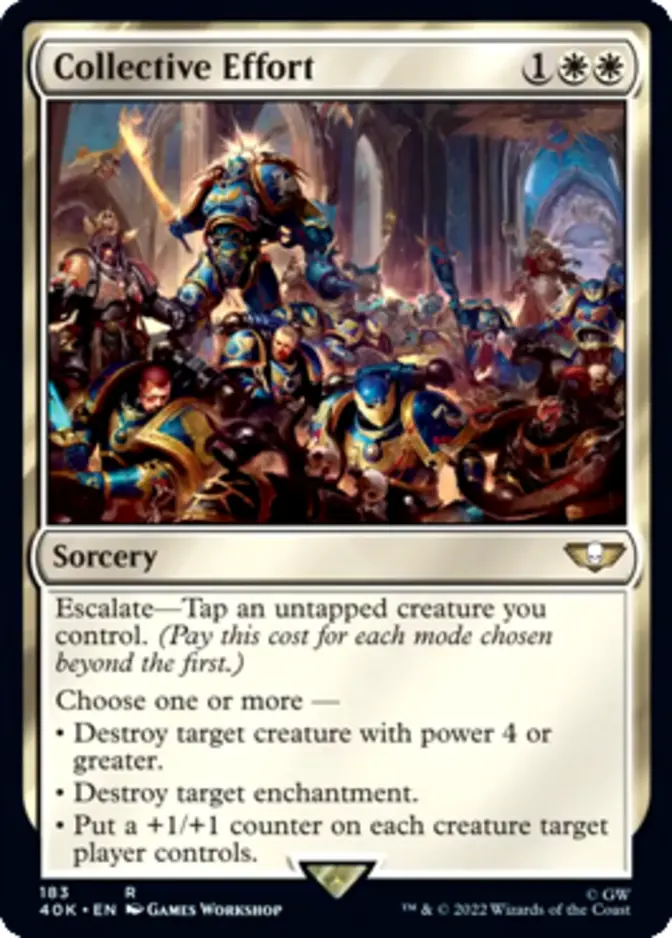 Collective Effort [40K]