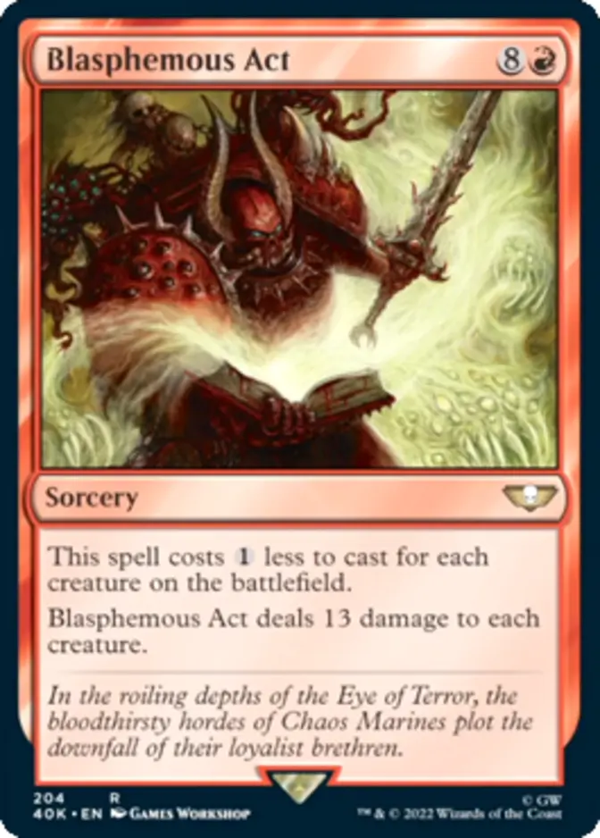 Blasphemous Act [40K]