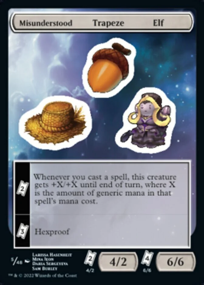 Misunderstood Trapeze Elf Sticker Sheet [UNF]