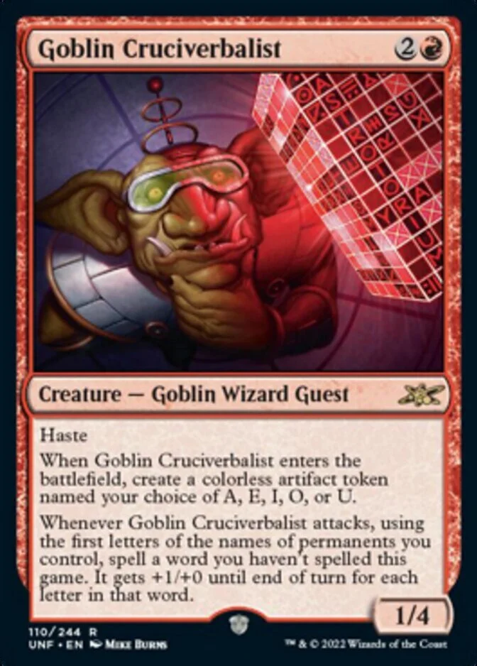 Goblin Cruciverbalist [UNF]