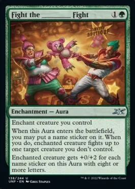 Fight the ________ Fight