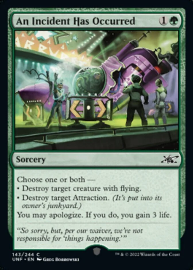 An Incident Has Occurred [UNF]