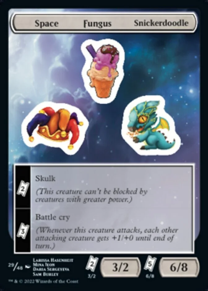 Space Fungus Snickerdoodle Sticker Sheet [UNF]