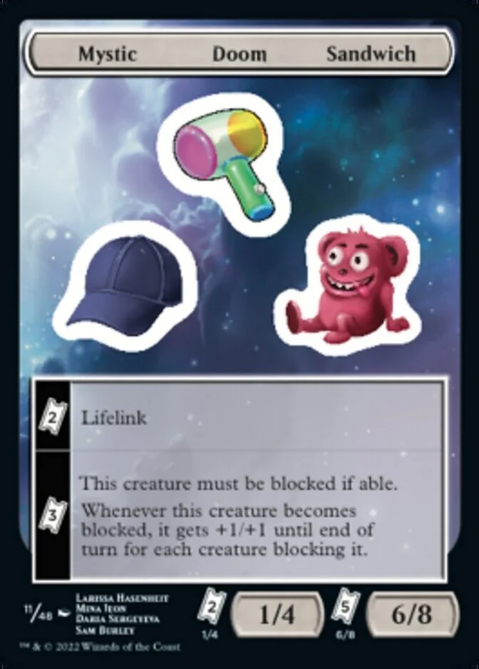 Mystic Doom Sandwich Sticker Sheet [UNF]