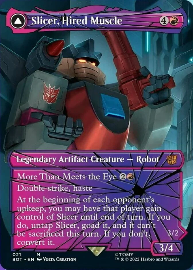 Slicer, Hired Muscle <shattered glass> [BOT]